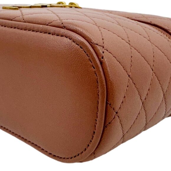 Yves Saint Laurent  Gaby Vanity Quilted Leather Crossbody Bag Barely Pink - Picture 9 of 12